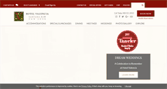 Desktop Screenshot of hotelvalencia-santanarow.com
